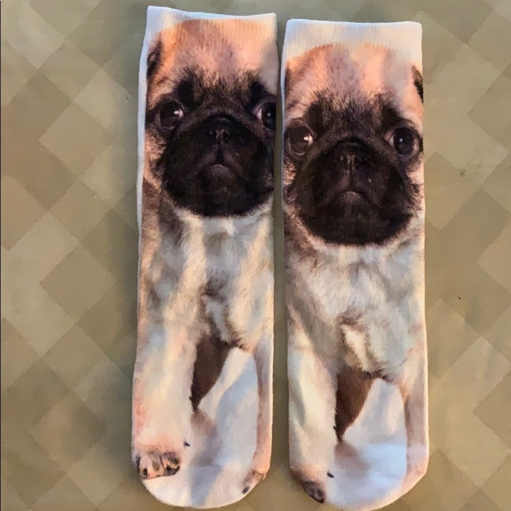 NEW Cute Pug Socks